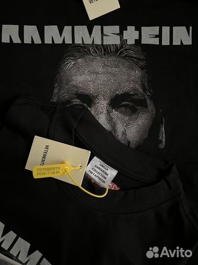 Футболка Vetements.rammstein