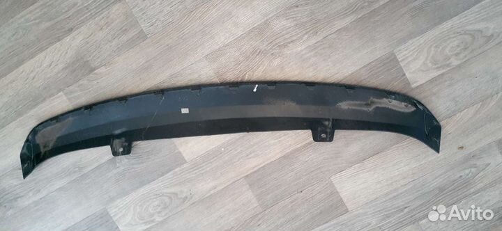 Юбка заднего бампера Hyundai Solaris 14-17г