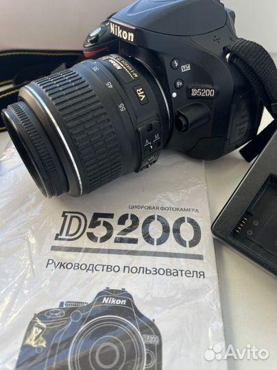 Фотоаппарат Nikon d5200 с объективом 18-55mm VR