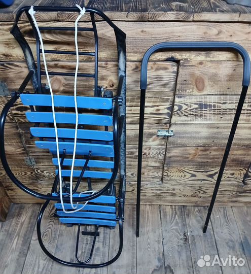 Санки для двойни, с колёсами