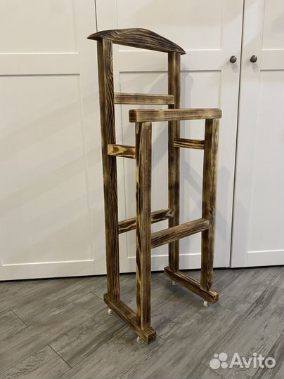 Вешалка напольная для одежды деревянная