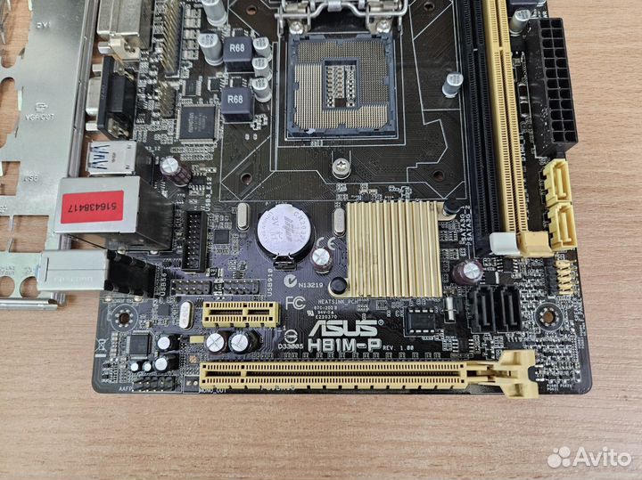 1150 Asus H81M-P mini-DTX проверка