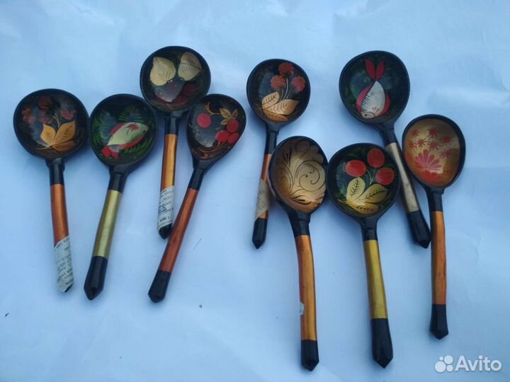 Ложки деревянные хохлома,новые