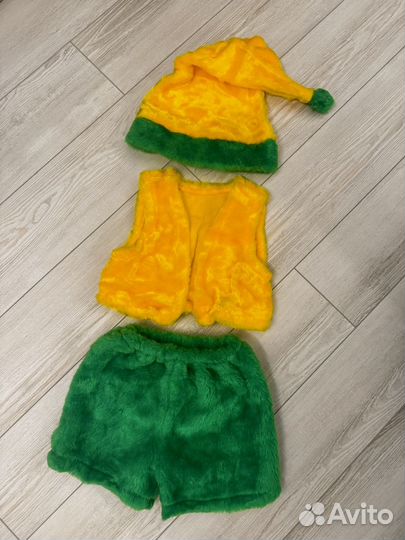 Новогодний костюм гнома 3-4 года