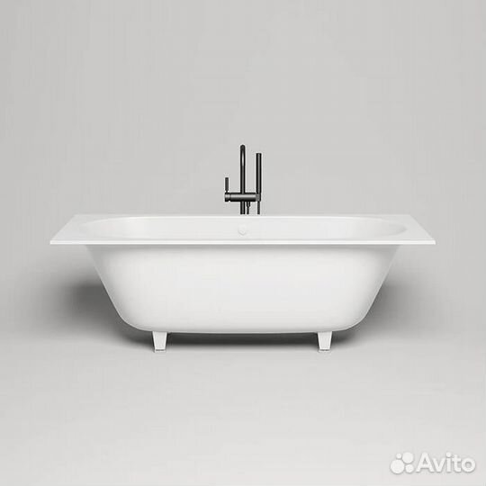 Salini Ornella Axis 170 Встраиваемая ванна 170х75х60см., прямоугольная, материал: S-Stone, цвет: бел