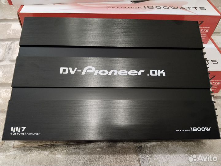 Усилитель Pioneer 447 4 канала 1800W Новый Premium