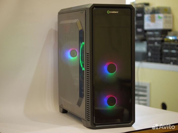 Мощный для игр i3-10105F/ GTX 1060/ SSD 256 + 2Tb
