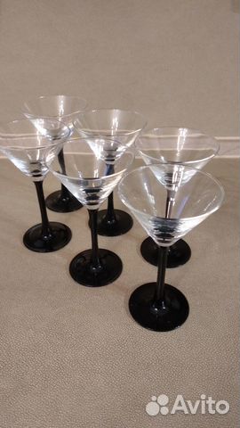 Бокалы для мартини, коктейлей, шампанского