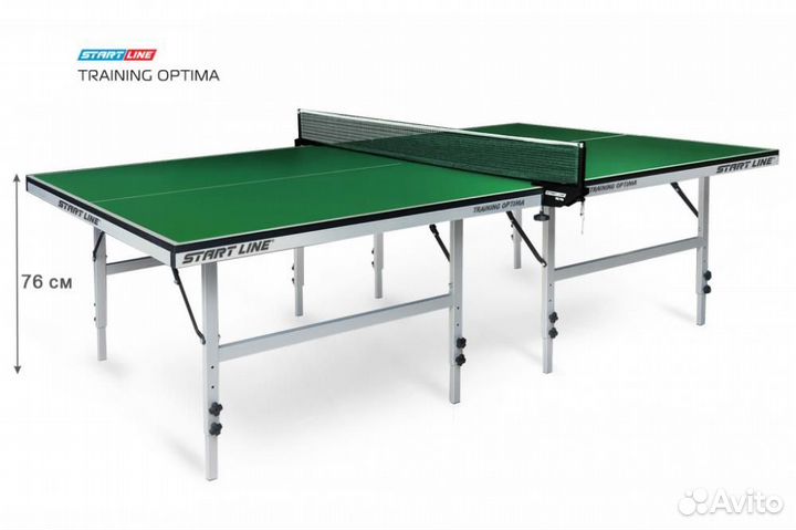 Теннисный стол Start-line Training Optima Зелёный
