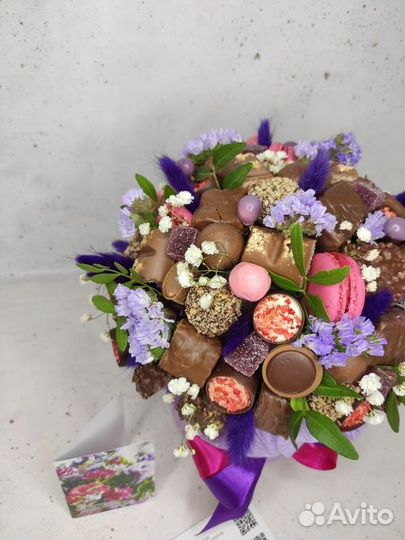 Сладкие букеты из конфет
