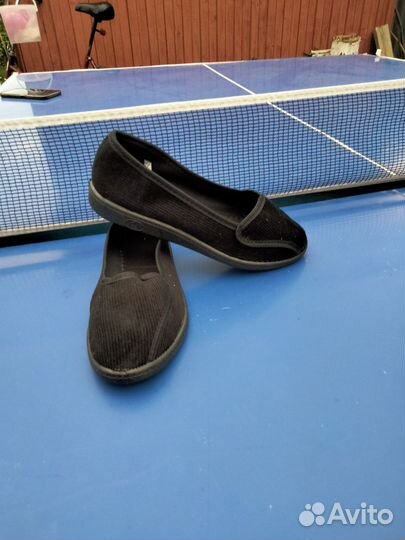 Туфли вельветовые