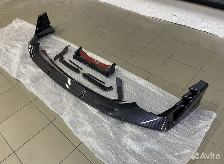 Сплиттер на Audi A7 4K (C8) RS7 ABT