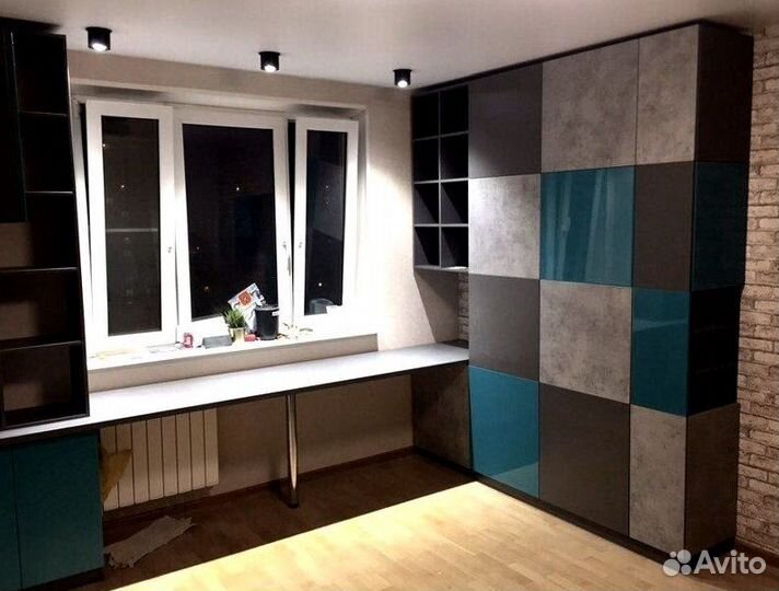 Рабочая зона с кроватью