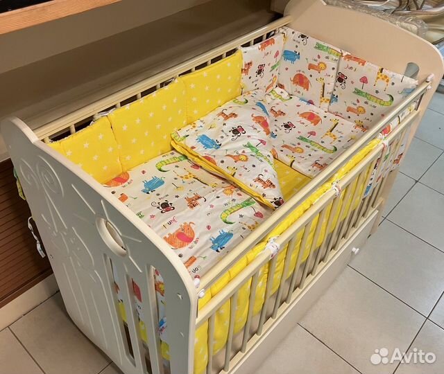 Бортики в детскую кроватку