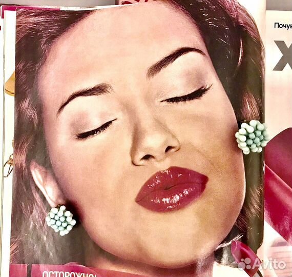 Винтажные серьги клипсы СССР