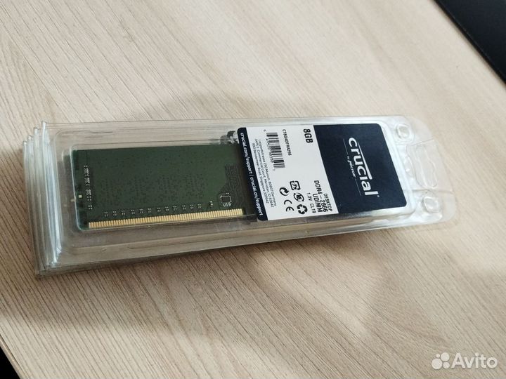 Оперативная память ddr4 8gb crucial 2666