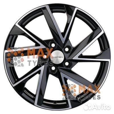 Khomen Wheels KHW1714 (CX-5/Seltos) Black-FP 7/0 R