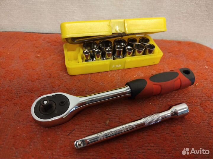 Набор торцевых головок 1/4