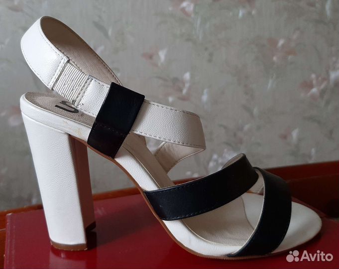 Туфли женские, 38,5 размер, кож.зам, каблук 11 см