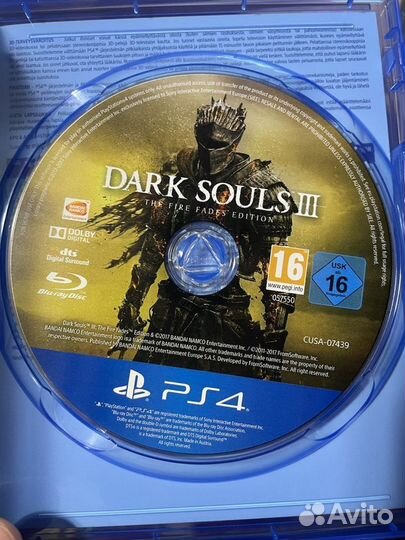 Dark Souls 3 game of the year ps4