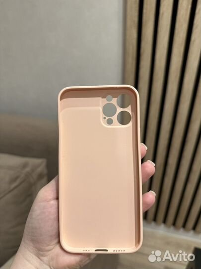 Чехол стеклянный на iPhone 12 pro