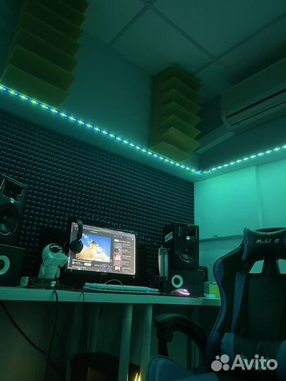 Запись песни в студии