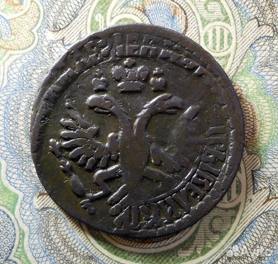 Денга 1734 Яуза Перечекан XF оригинал