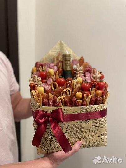 Букет из раков, пивной букет, мясной букет