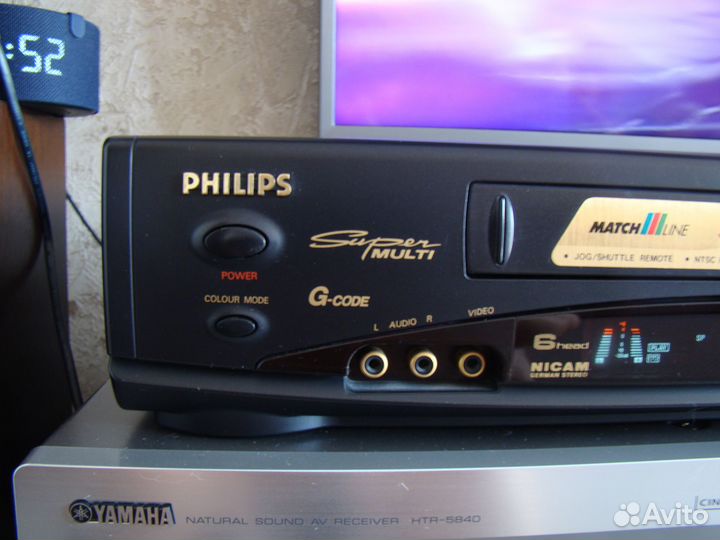 Видеомагнитофон philips vr 755 55 hi fi vhs