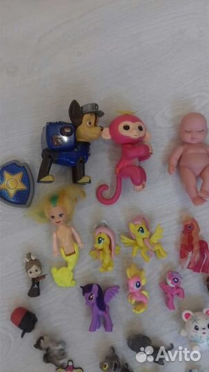 Игрушки пакетом для девочки