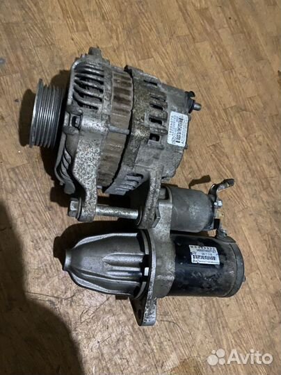Продам стартер и генератор от митсубисши кольт Z3
