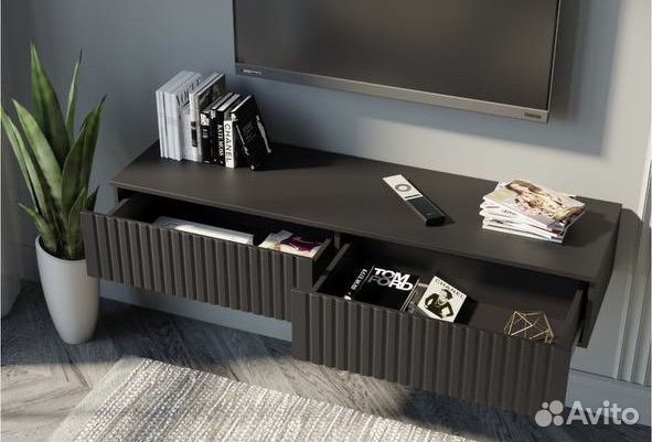 Полка навесная под телевизор