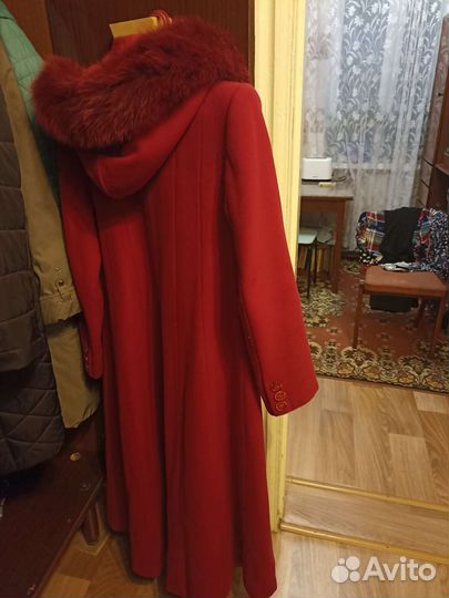 Пальто шерсть кашемир ангора