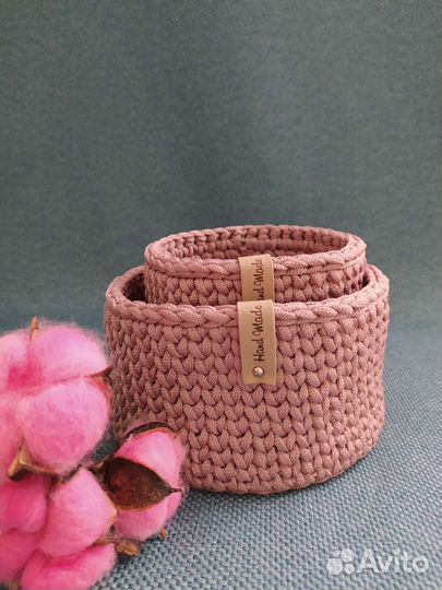 Круглая корзина для хранения