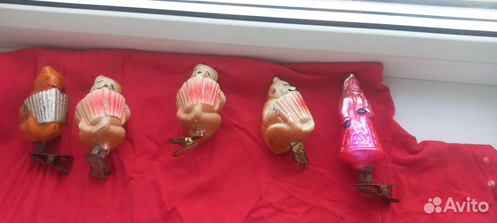 Елочные игрушки СССР