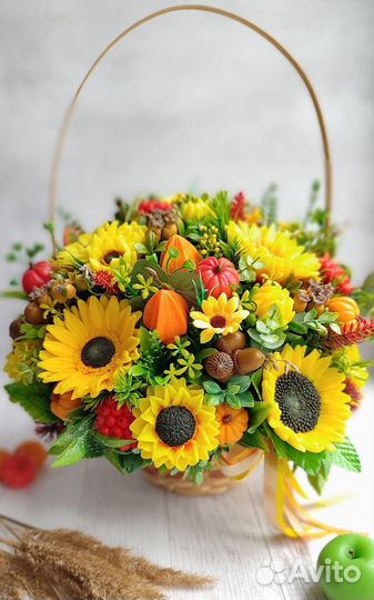 Подарок. Букет из мыла ручной работы