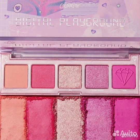 Палитра теней ColourPop Digital playground