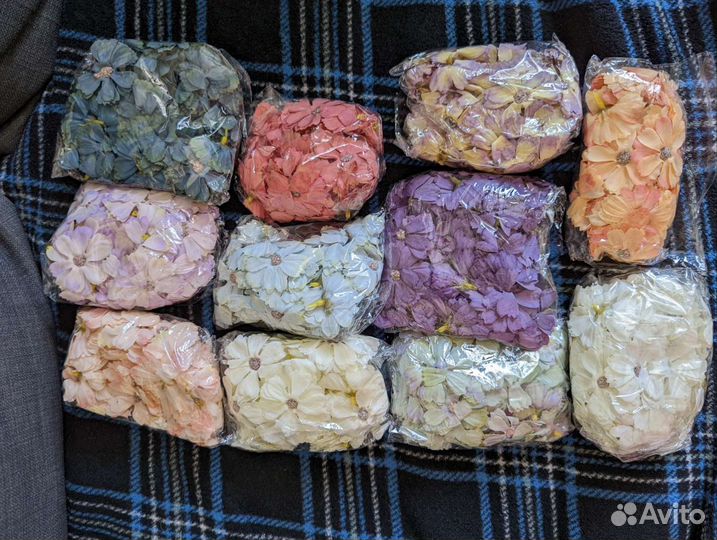 Головки цветы 4,5 см, бутоны камелии, розочки