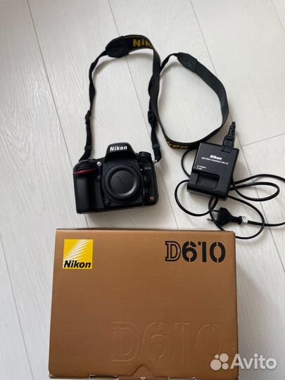 Зеркальный фотоаппарат nikon d610 (body, тушка)