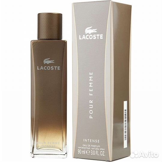 Женский парфюм Lacoste pour femme intense 90 ml