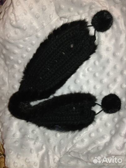 Норковая повязка на голову