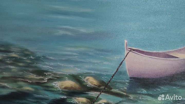 Картина маслом, морской пейзаж