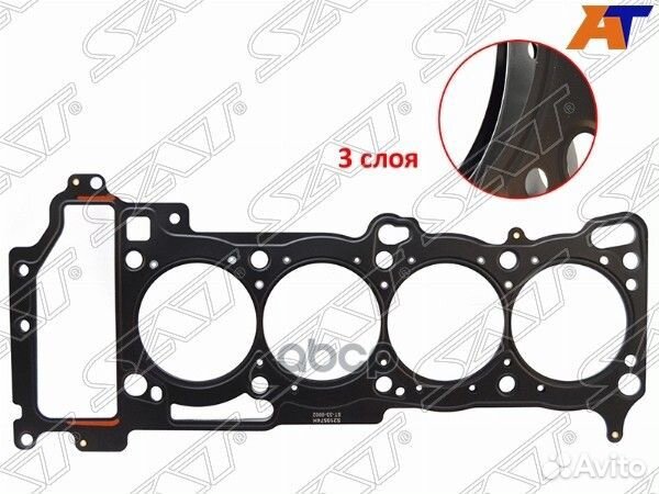 Прокладка ГБЦ nissan QG18 almera N16 00-06/prim