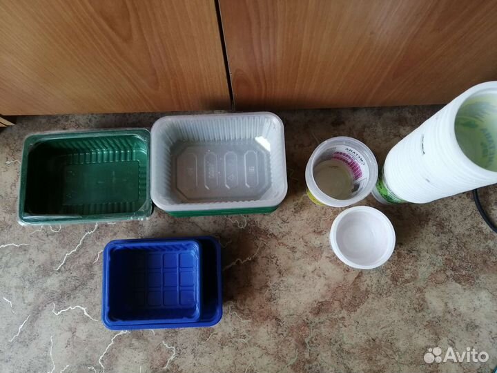 Контейнеры и стаканчики для рассады