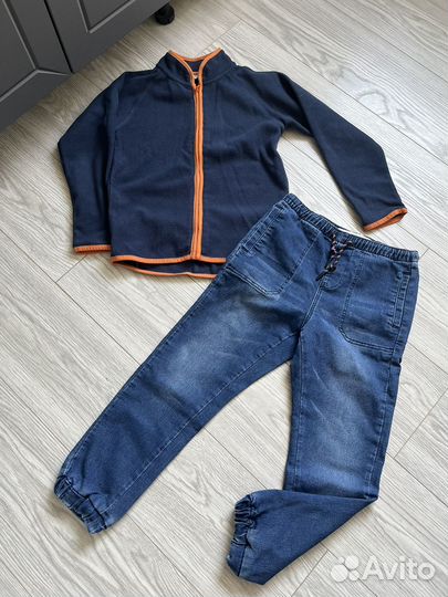Джинсы и кофта детские