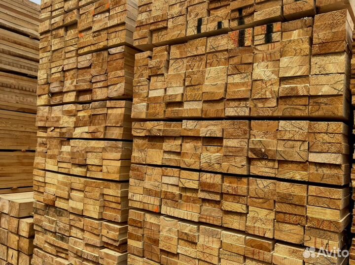 Брус обрезной 100х100х6000мм от производителя