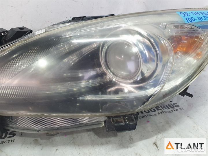 Фара передняя левая mazda axela