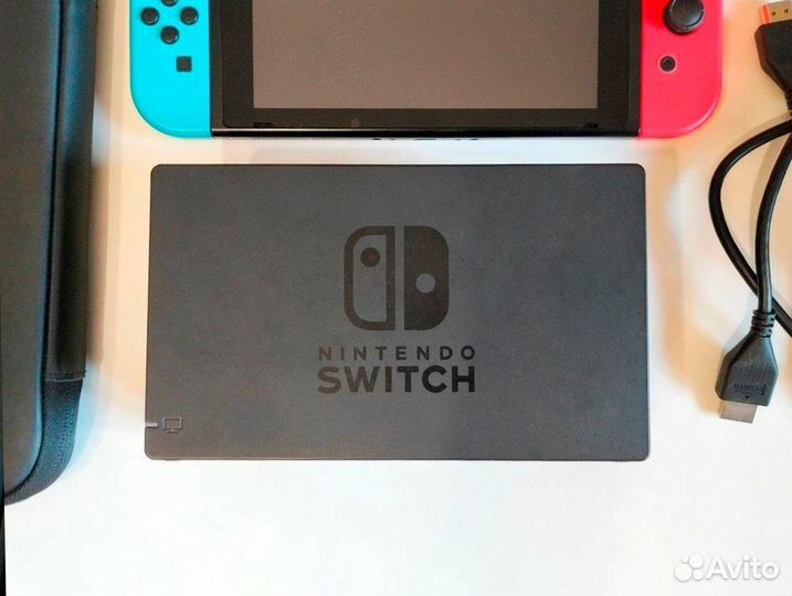 Nintendo switch rev2 прошитая 64 gb