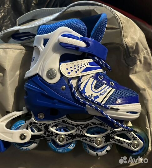 Роликовые коньки детские раздвижные