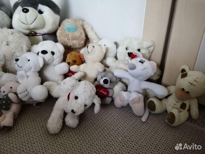 Игрушки пакетом белая коллекция